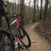Flowy fast singletrack with some exposure next to Sope Creek.