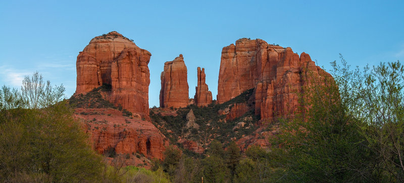 Spires seen from the Airport Loop.