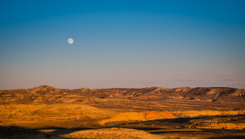 A high desert sunset near Green River.