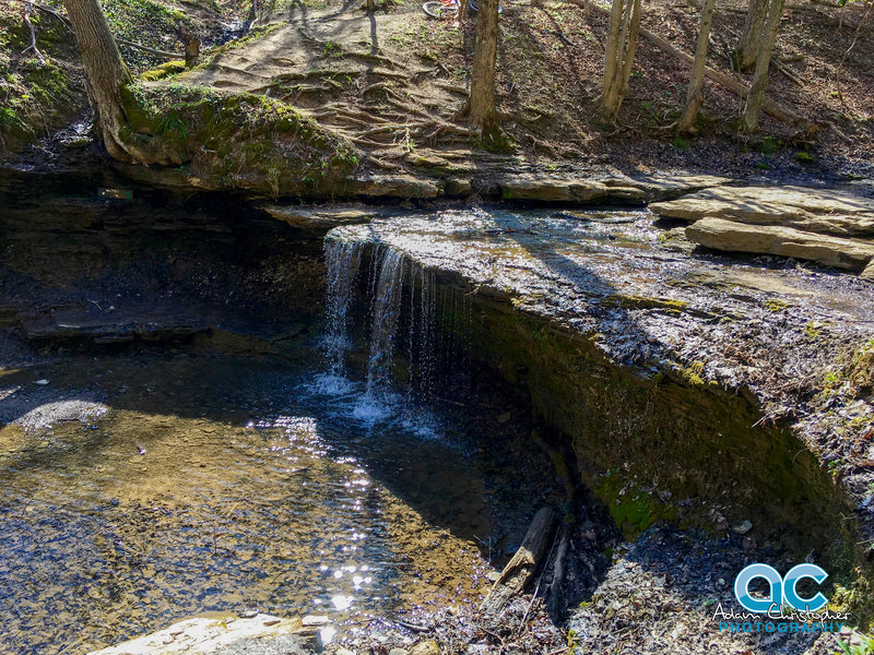 Be sure to check out the waterfall off the Green Trail.