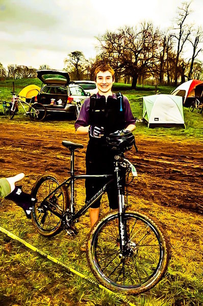 Garrett Bonin, for whom Garrett's Pass was named, doing what he did best: loving life in the great outdoors.