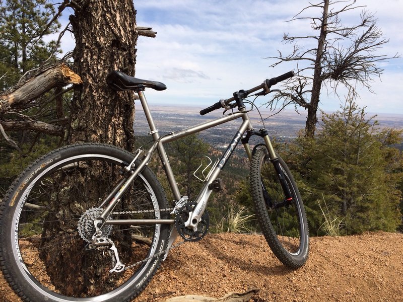 Top of Captain Jacks, enjoying the view before the drop in.