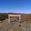 The actual saddle - most of the trail is through bush but the top section is exposed with wonderful views