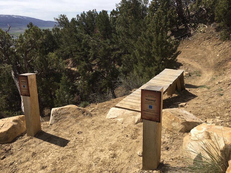 Start of the Meeker Flow Trail.