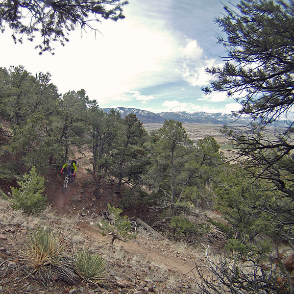 Hero dirt after snow melt on North Backbone.