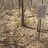 YOU ARE HERE signs - there are five of these located in various locations around Charles Fork Lake to let you know what's up.