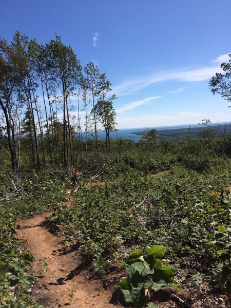 Hot Saw overlooking Lake Superior.