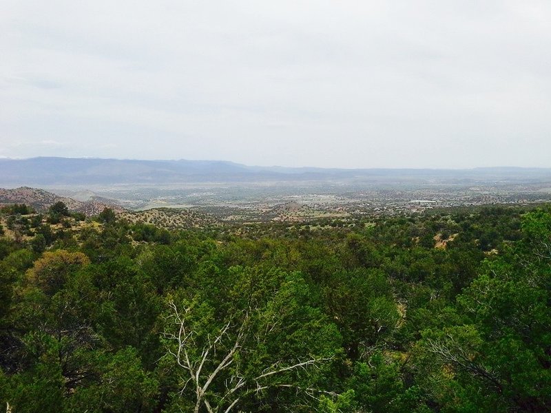 Here is a beautiful view a the highest point on Hotshot, which is part of Section 13, Canon City, CO. My friends and I stopped here and ate lunch with this view, before riding over the top into a downhill ride back to the parking lot.