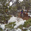 Little Rainbow shortly after a spring winter storm.