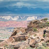 Overlooking Pine Mountain from the Sidewinder Trail in St. George.