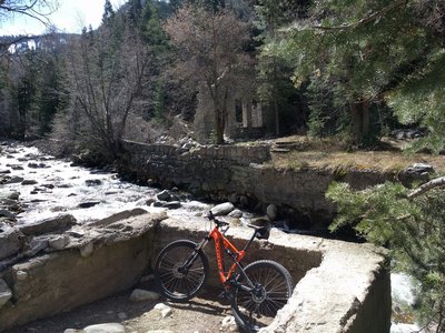 At the end of the Quarry Trail....ready for some easier pedaling