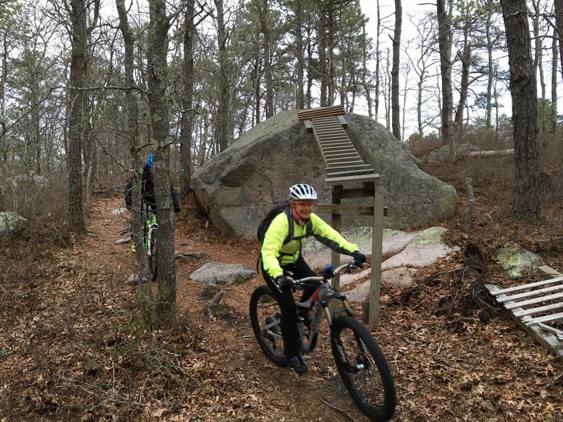 Rocks and features abound.