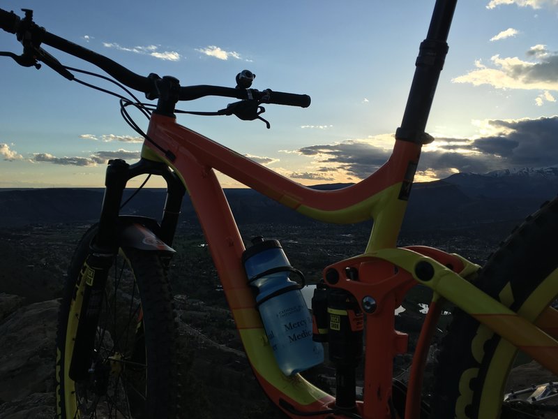 Sweet view of Durango from the Ridge.