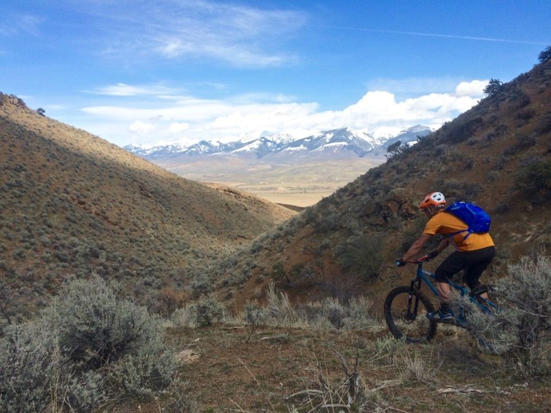 On the descent in Rippey Canyon.