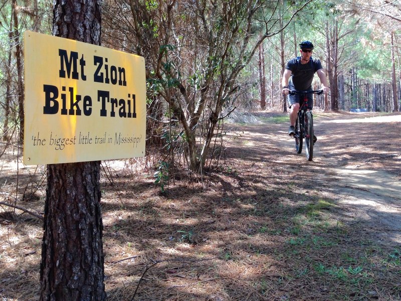 Enjoying the "Try The Trail Day"  close to two hundred attended....several had never been on mountain bike.