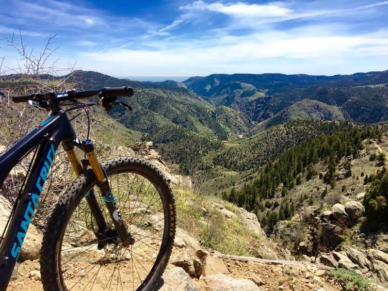 View from the top of the Travois Trail.