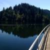 Alpine Dam, start of the second paved climb.