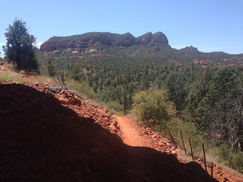 Stunning views crossing under Hwy 179 on the HT Trail.