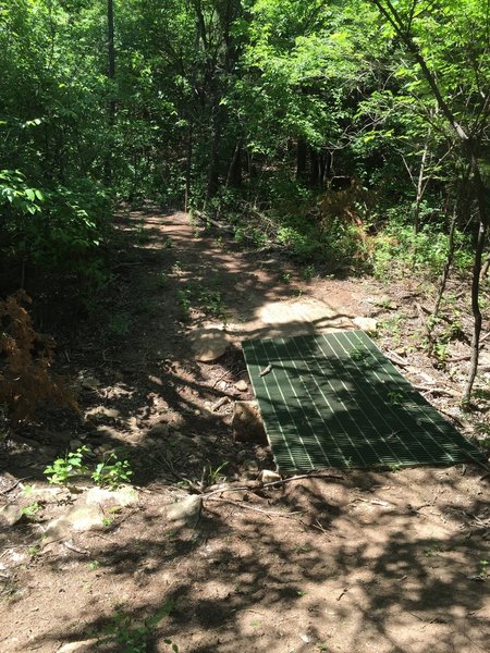 Bridges over seasonally wet areas are a nice touch.