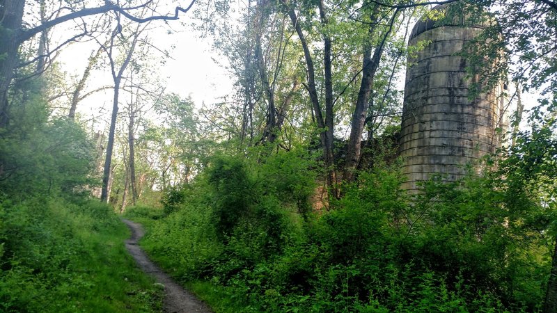 Old silo from The Scary House Farm.