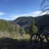 About 2 miles away from the trailhead, on the Indian Creek Loop.