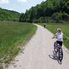 Enjoying the Dawkins Line Rail Trail