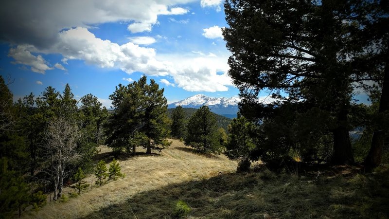 Scenic overlook toward Pikes Peak