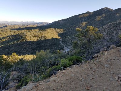 Almost to the top of Antelope Wash climb.