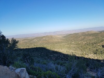 Looking to the east at Antelope Wash and beyond