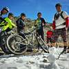 A late year ride with snow above 5,000 feet.