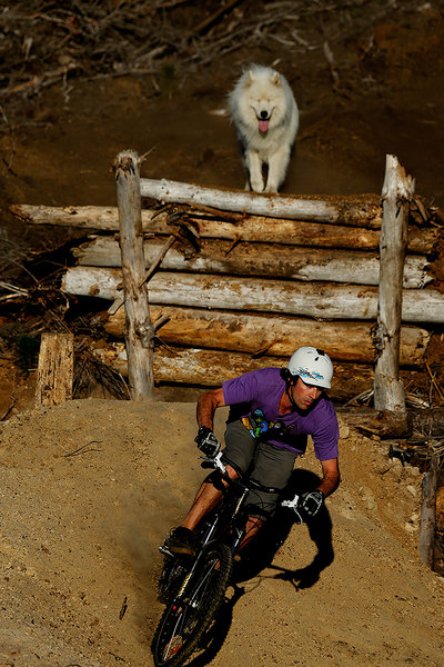 Cooper decides not to follow Austin over the gap jump on Crank.