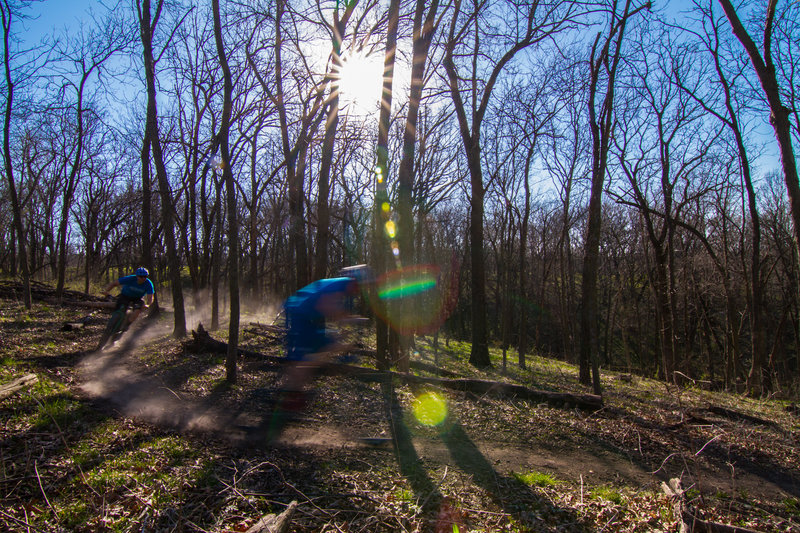 Photo credit Greg Mazu, Riders Ryan Steele, Aaron Cholewa
<br>
Little Dipper Loop Whiterock Conservancy, Coon Rapids, IA