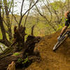 Bermed Turn on Shooting Star Trail
<br>
Photo: Greg Mazu
<br>
Rider: Brain Vaughan 
<br>
Singletracktrails.com