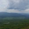 Panoramic view of valley facing west.