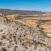 Looking out into the valley after climbing 3 miles.