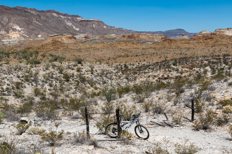 Looking back over the Fresno Divide Trail.