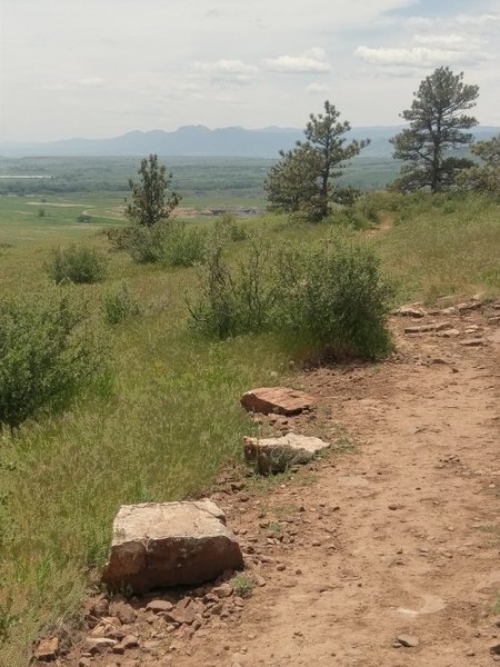 Views siouth down the front range foothills