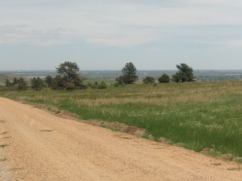 Looking north from a bend in the Indian Mesa Trail