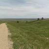 Looking across into the town of Berthoud