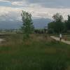 Biking the paved portion of the mult-iuse path around McIntosh Lake