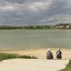 Hanging out at one of the many (non-motorized carry-in) boat launch areas around the lake