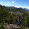 Berms and beautiful vistas abound descending the Cottonwood Trail.