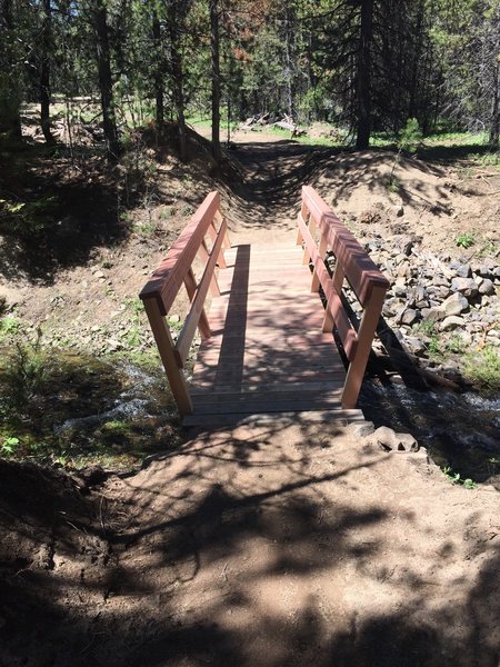 This is the new bridge near the Upper Jug Reservoir Dam.