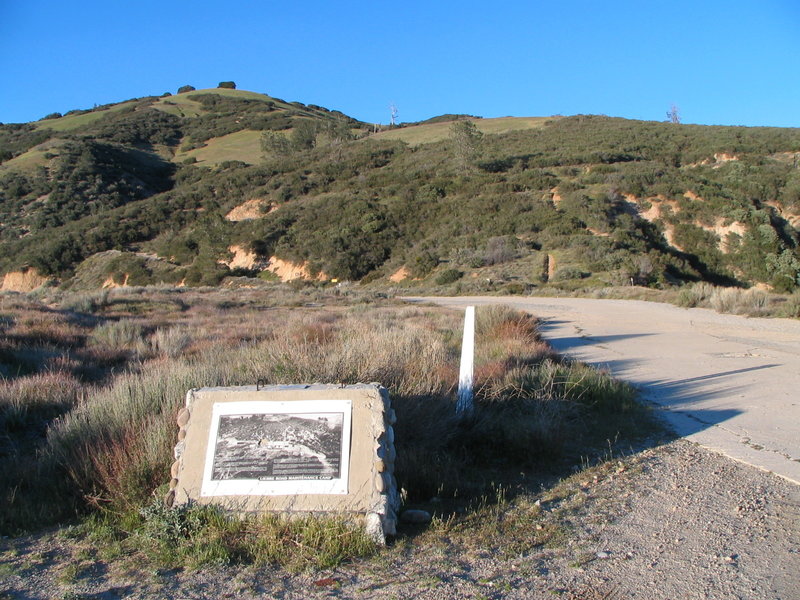 Liebre Road maintenance camp location.