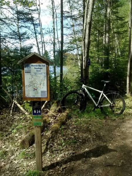 Patsy Lake Patsy Lake Trail with Patsy Lake in the background on a beautiful late ...
