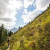 Singletrack, Alps style. Davos Epic Ride.