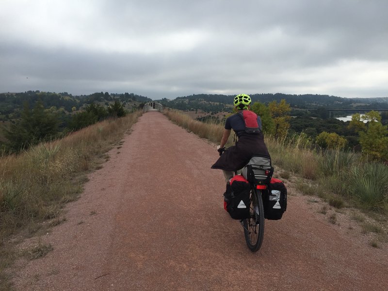 Just before the bridge over the Niobrara.