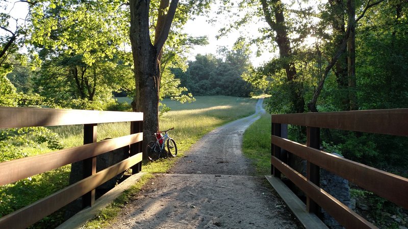 Bridge over the Elk River.