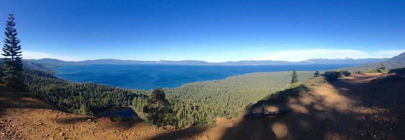 The top of Noonchester has some of the biggest, most unobstructed panoramic lake views in the Tahoe basin.