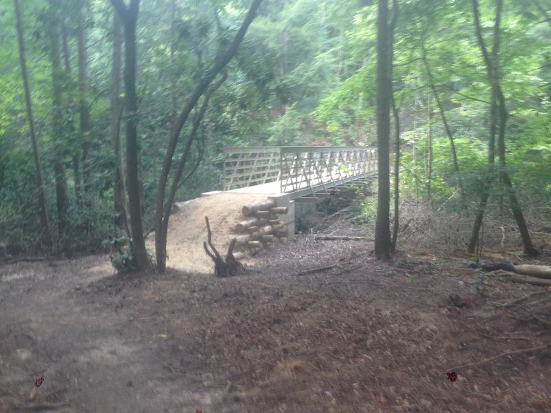 Price Branch Bridge, longest along this section of the Cloudland Canyon Connector Trail - Price Branch Section.